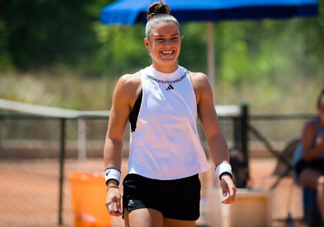 A l'image de la Grecque Maria Sakkari, les joueuses retrouvent le sourire - © DR
