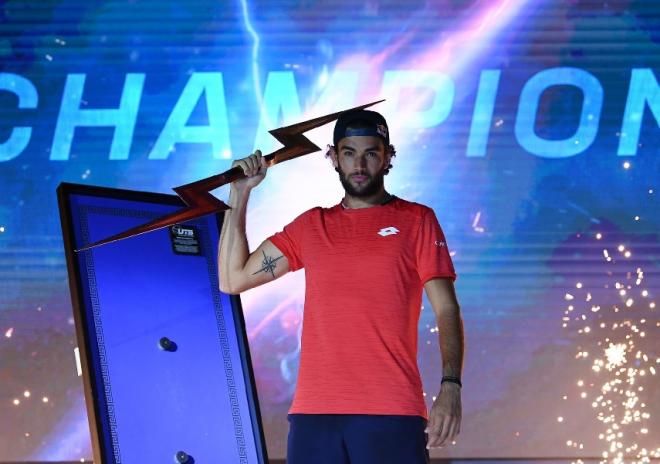Matteo Berrettini a fait valoir son tennis explosif à l'UTS - © DR
