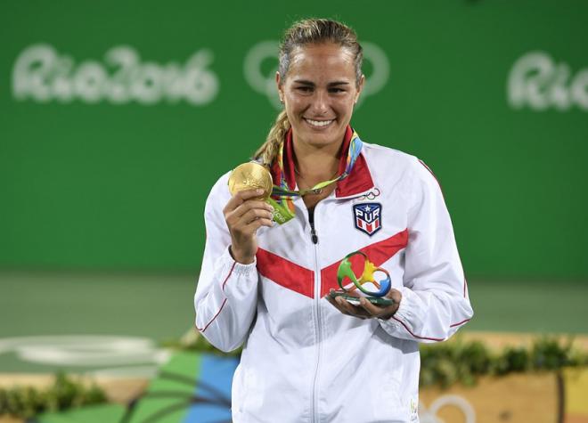 Monica Puig a apporté la 1er médaille d'or olympique de l'histoire de Porto Rico - © DR