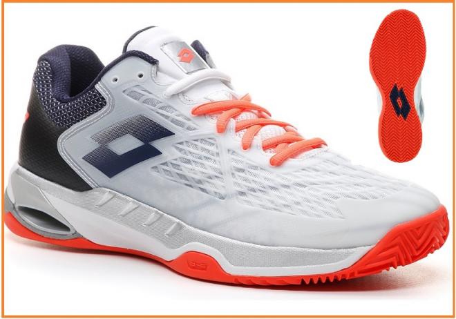 Plus légère, plus trendy voici la nouvelle chaussure Lotto Mirage 100, en version clay - © Lotto