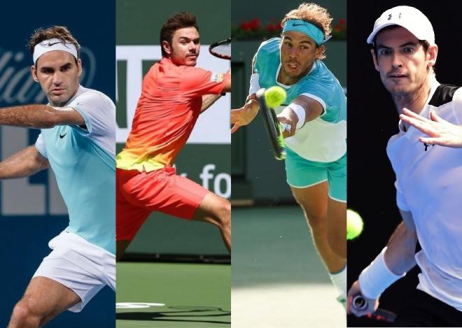 Federer, Wawrinka, Nadal et Murray vont devoir s'activer pour revenir dans la course aux titres - © DR