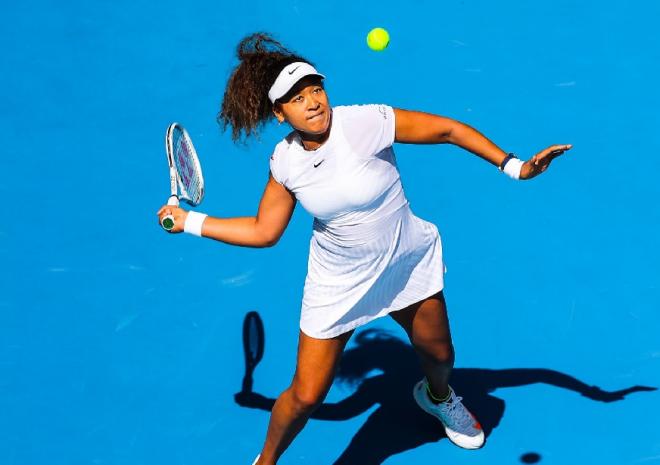 Naomi Osaka a sauvé deux balles de match face à Muguruza en 1/8èmes - © Susa - Icon Sport