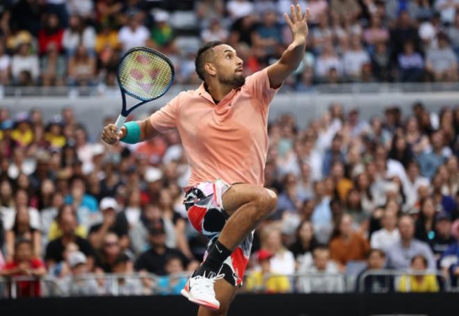 Nick Kyrgios devra se montrer aérien et efficace face à Rafael Nadal en 1/8èmes de finale - © DR