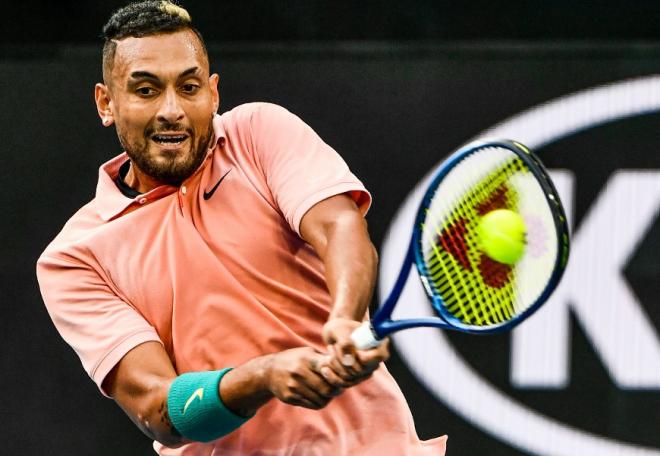 Nick Kyrgios a livré un excellent match ce mercredi à Halle - © Susa- Icon Sports