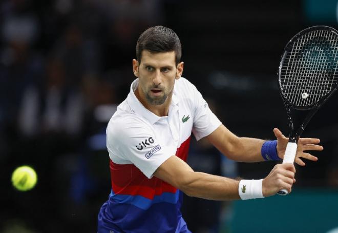 Novak Djokovic s'est facilement qualifié pour les 1/2 finales du Masters  - © Abaca - Icon Sport