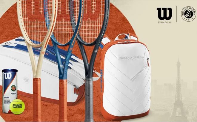La collection WILSON ROLAND GARROS 2024 est actuellement en vente  et sera également vendue dans les boutiques à Roland Garros, durant le tournoi - ©  WILSON