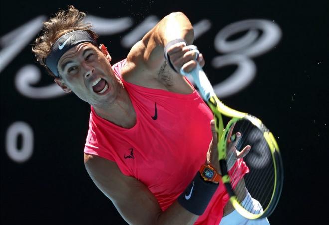 Rafael Nadal a parfaitement réussi son retour à la compétition ce mercredi à Rome - © DR