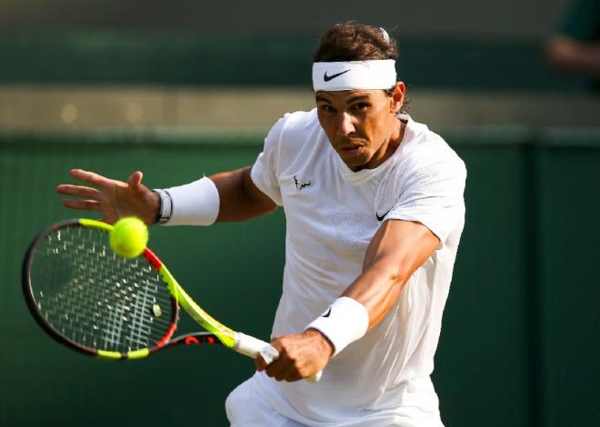 Rafael Nadal a bien négocié son entrée en lice à Wimbledon ce mardi - © PA Images - Icon Sports