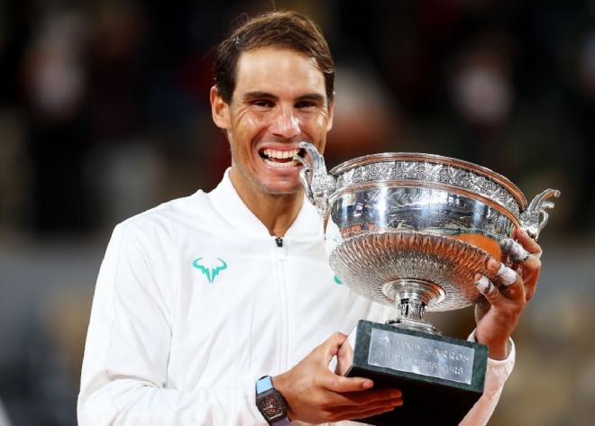 Rafael Nadal a été intouchable ce dimanche en finale de Roland Garros - © FFT