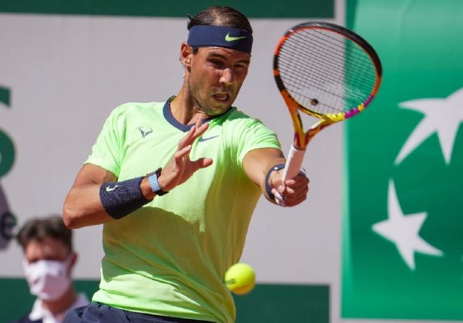Rafael Nadal s'est imposé en 3 sets pour son entrée à RG - © Icon Sport
