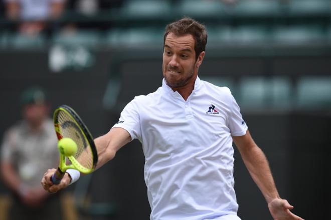 Richard Gasquet s'est qualifié en 1/8èmes de finale du tournoi de Eastbourne ce mercredi - © DR