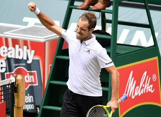 Richard Gasquet s'est offert Dominic Thiem ce samedi à l'Ultimate Tennis Showdown (UTS). - © DR