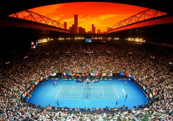 La Rod Laver Arena à Melbourne qui accueille du public depuis ce lundi - © Gepa - Icon Sport