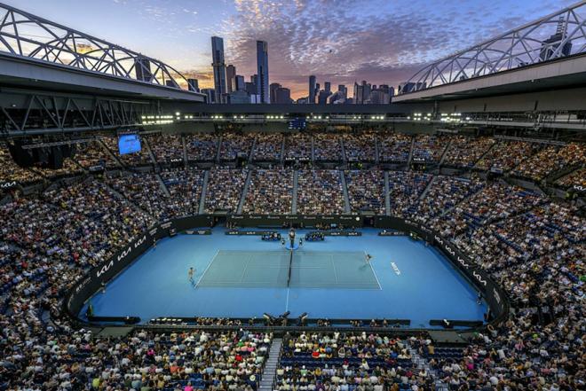 La Rod Laver Arena de Melbourne, le court central où vont se disputer les principales finales de l'Open d'Australie - © Rolex - Jon Buckle