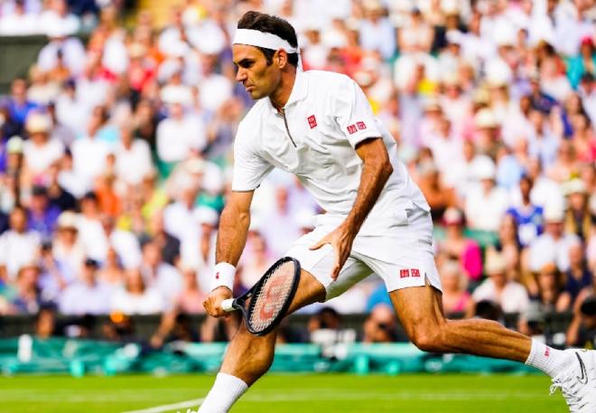 Roger Federer a réalisé une bonne prestation ce jeudi face à Richard Gasquet - © PA Images - Icon Sport