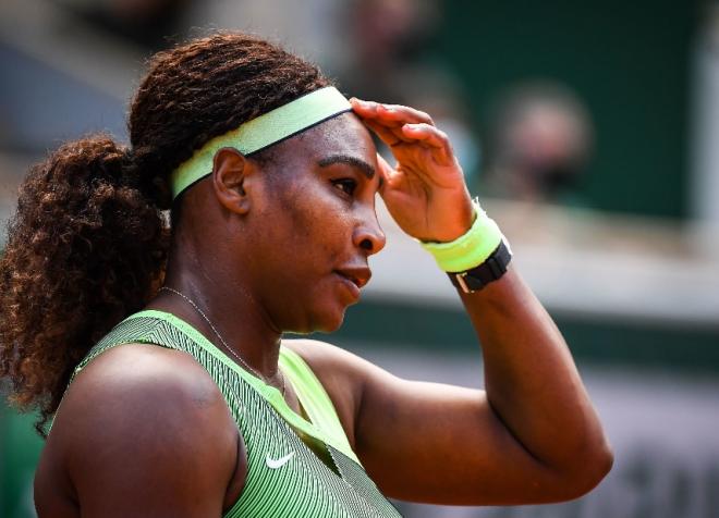 Serena Williams a dû abandonner ce mardi lors du 1er tour de Wimbledon - © Icon Sport