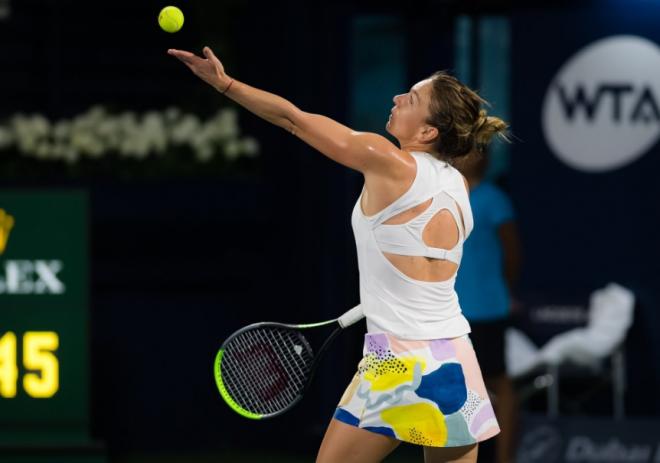 Très solide, Simona Halep a remporté ce samedi le tournoi de Dubaï au terme d'un combat spectaculaire face à Elena Rybakina - © DR