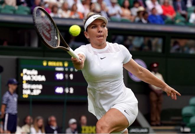 Simona Halep s'est qualifiée pour les 1/2 finales de Wimbledon ce mercredi - © PA Images - Icon Sports