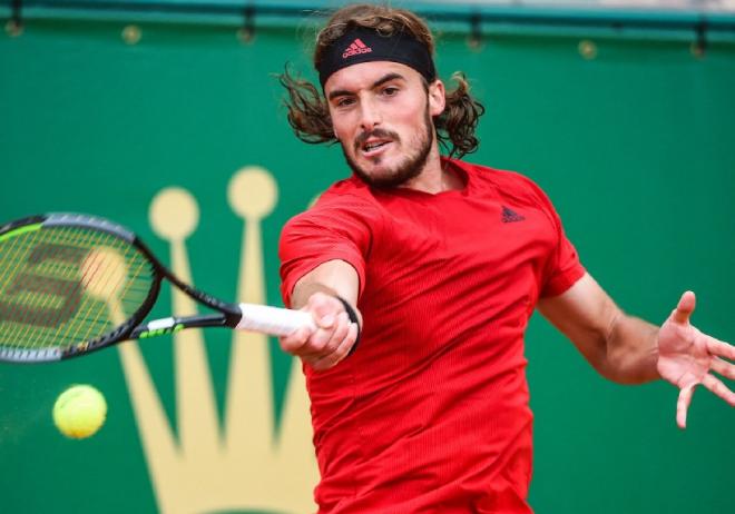 Stefanos Tsitsipas se qualifie enfin en finale d'Un Grand Chelem. - © Abaca - Icon Sport 