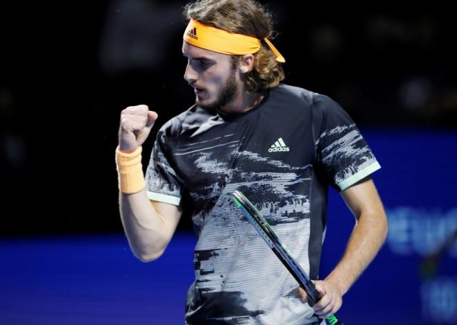 Stefanos Tsitsipas s'est qualifié tranquillement pour les 1/4 de finale du tournoi de Marseille en dominant Mikael Ymer en deux petits sets ce mercredi - © DR