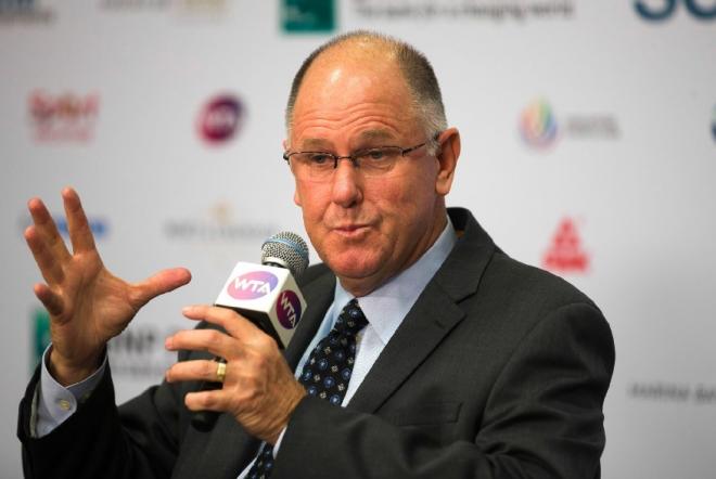 Steve Simon, Président de la WTA, a décidé de suspendre les tournois en Chine - © BPI - Icon Sport