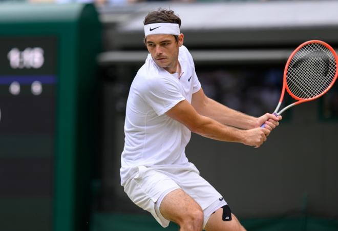 Taylor Fritz a parfaitement débuté à Wimbledon ce mardi - © Rolex - Jon Buckle