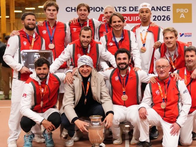 Le TC Boulogne-sur-Mer a remporté son premier titre de champion de France, chez les hommes - © Cédric Lecoq - FFT