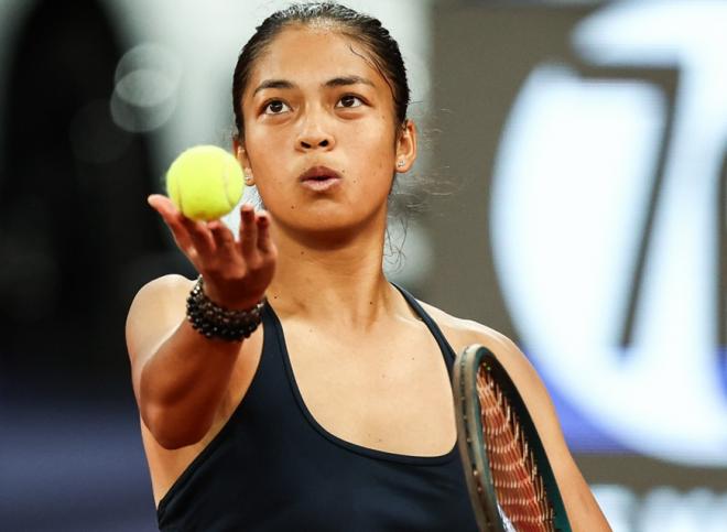 La jeune française Tsiantsoa Sarah Rakotomanga Rajaonah a remporté son premier titre WTA ce dimanche au Brésil - © Maxime Le Pihif