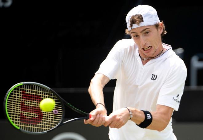 Ugo Humbert a sorti Casper Ruud ce mercredi à Wimbledon - © Picture Alliance - Icon Sports