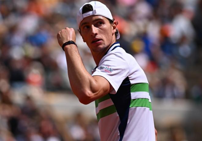 Ugo Humbert s'est solidement qualifié pour le 2ème tour de l'US Open ce lundi - © FFT - Corinne Dubreuil