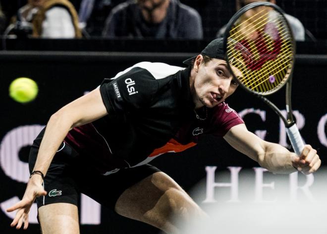 Ugo Humbert a apporté le premier point en Coupe Davis ce samedi - © MO Metz - Cédric Lecoq