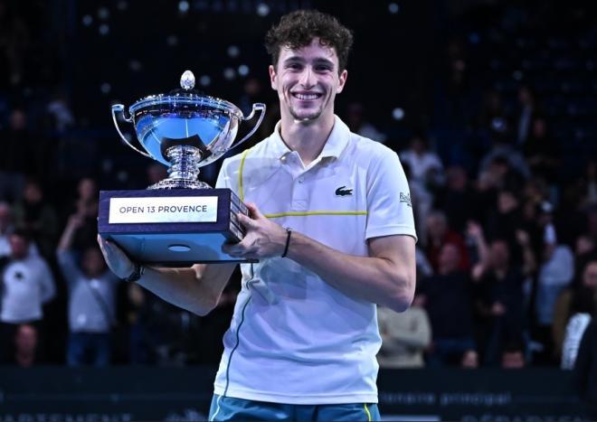 Ugo Humbert a réalisé une magnifique semaine à Marseille en remportant le titre  - © Corinne Dubreuil - Open 13 Provence