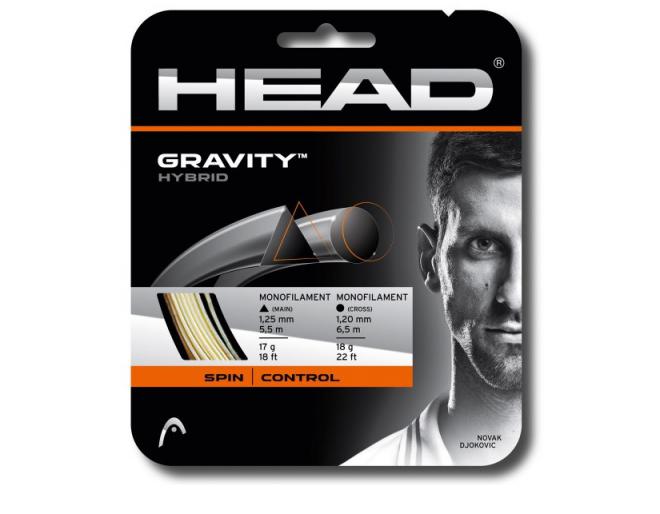 Le cordage Head Gravity de chez Head qui permet d'imprimer beaucoup de lift - C DR